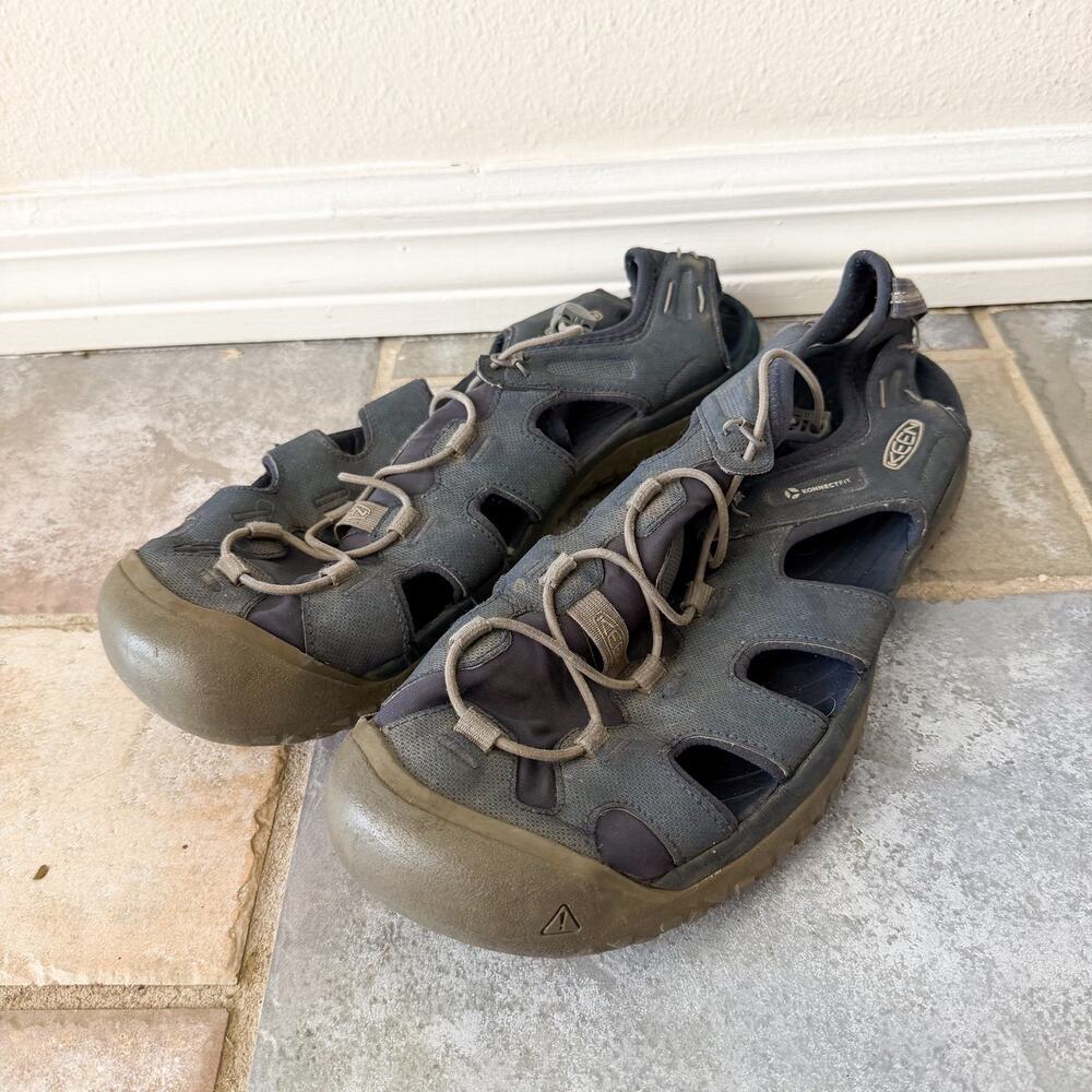 Keen Newport H2 Sandals Mens 14 Navy Blue Water Hiking Outdoors